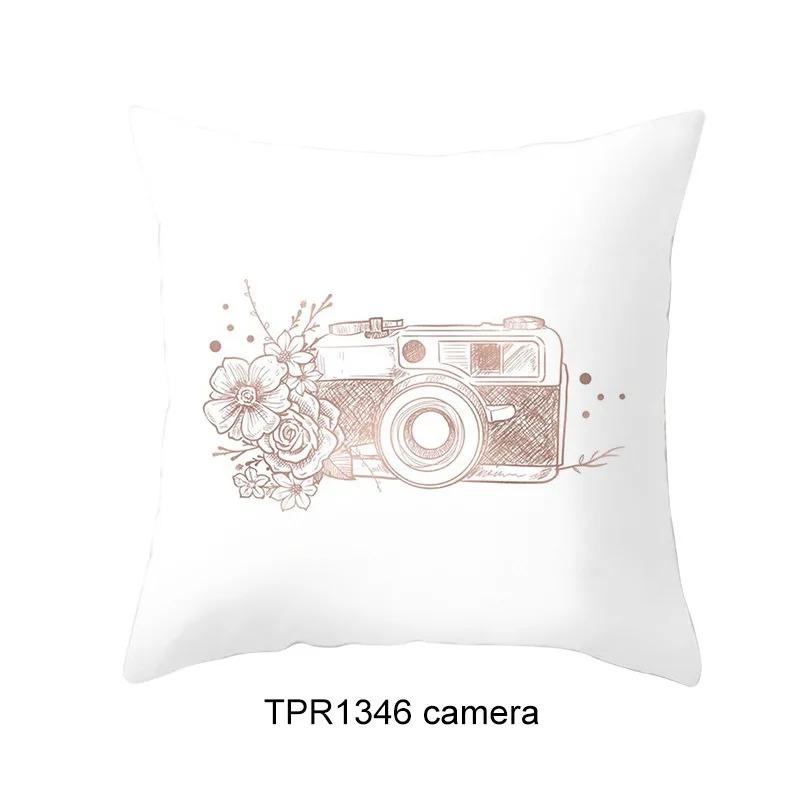 Simple Geometric Style Pillowcase Living Room Office Home Pillowcase Car Ornaments