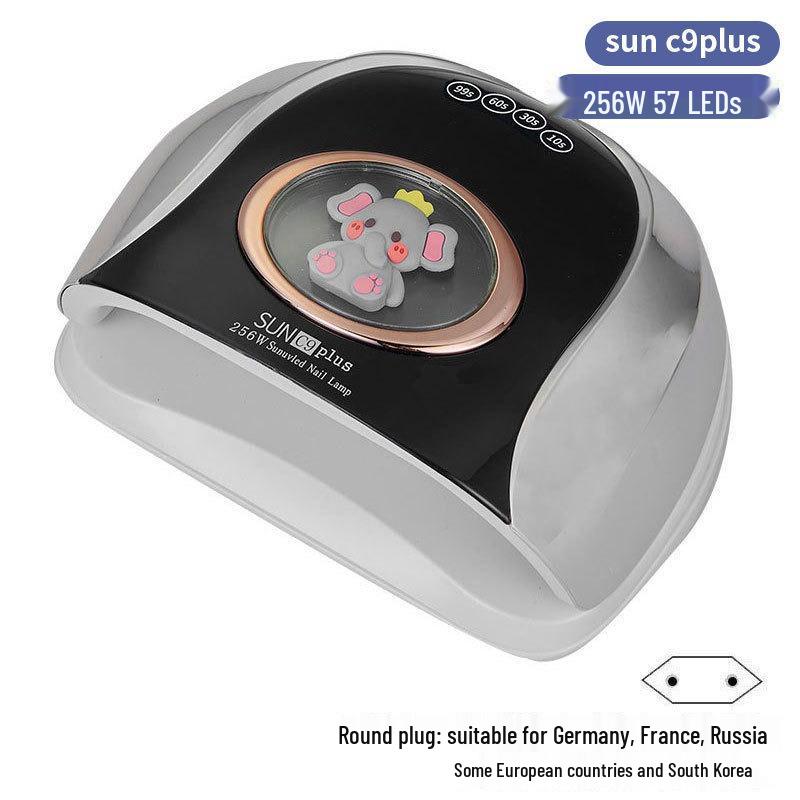 Dazzling 256W LED Nail Curing Lamp, Quick Dry Gel Lamp for Salon Use