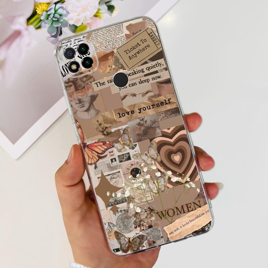 For Xiaomi Redmi 9C Case Cute Spaceman Soft Silicone Phone Case For Xiaomi Redmi 9C NFC 9 C Redmi9C Back Cover 6.53'' Funda Capa