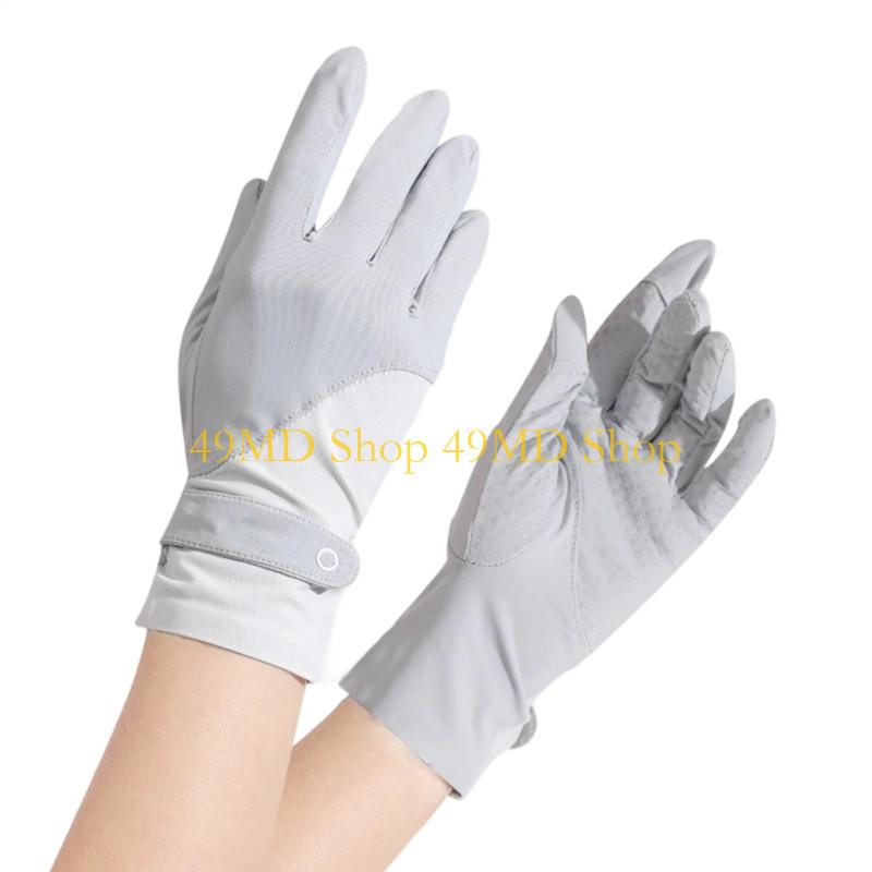 

49MD Summer Outdoor Gloves Sun Guard Cooling Comfort Elastic Nylon Blend Perfect for Biking Driving Sports