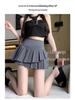 Women's 2026 Summer A-Line High Waist Pleated Skirt Suit