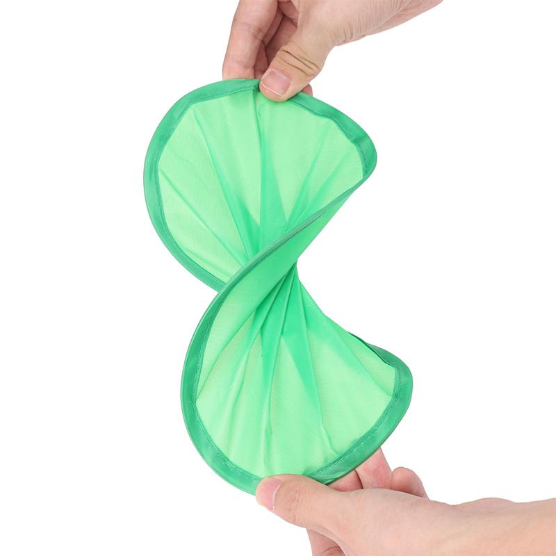 Přenosné skládací barevné kapesní skládací ventilátory s létajícím diskem pro letní venkovní hračky, dárky pro párty