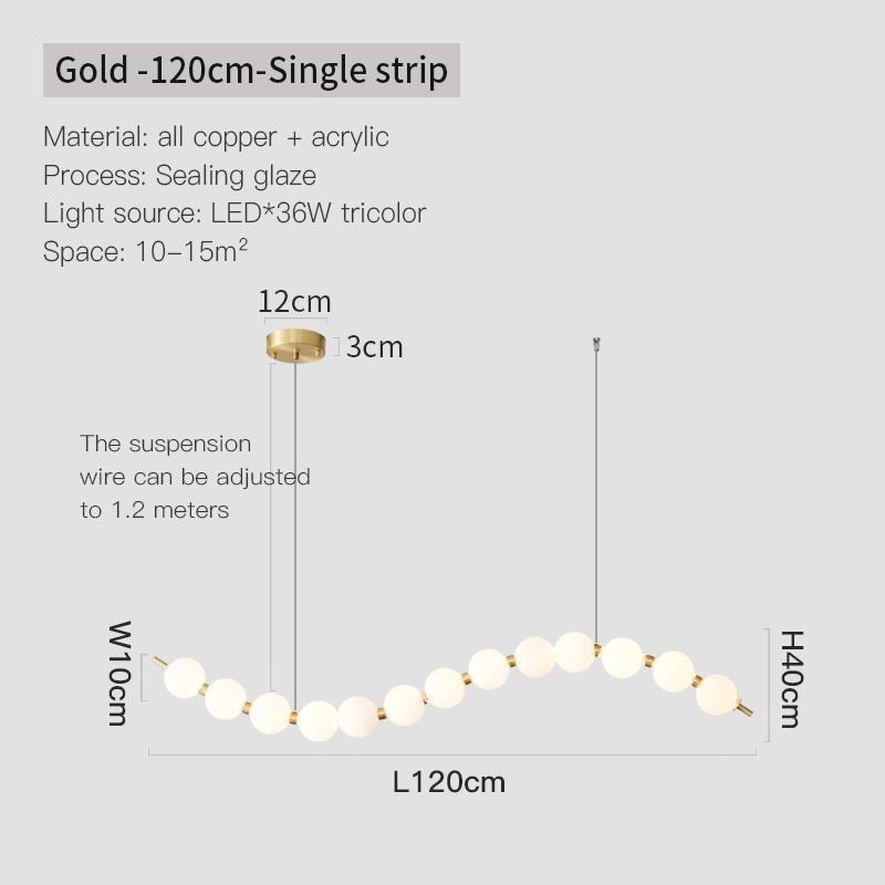 Minimalist Dining Room Chandelier Living Room Light Modern Brass Full Copper Designer Bar Bar Apartment Fashion Light Fixtures