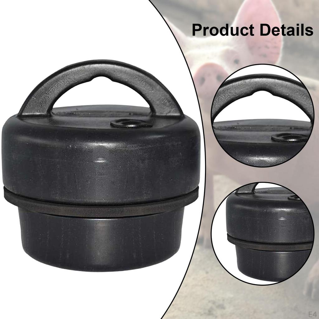 Drain Valve for Pig Farm Manure Leakage with Reusable Plug Outdoor Use