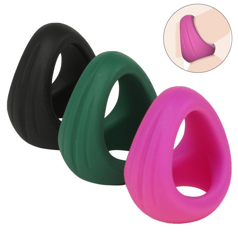 Triangle Penis Ring Cock Ring Male Chasity Cage Scrotum Bondage Ball Stretcher Delayed Ejaculation