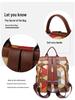 Trendy Women's Anti-Theft Colorblock Backpack - Large Capacity for Travel