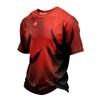 Men's Casual Crew Neck Lightweight Breathable Short Sleeve Top with Halloween Print Loose Fit Comfortable Design