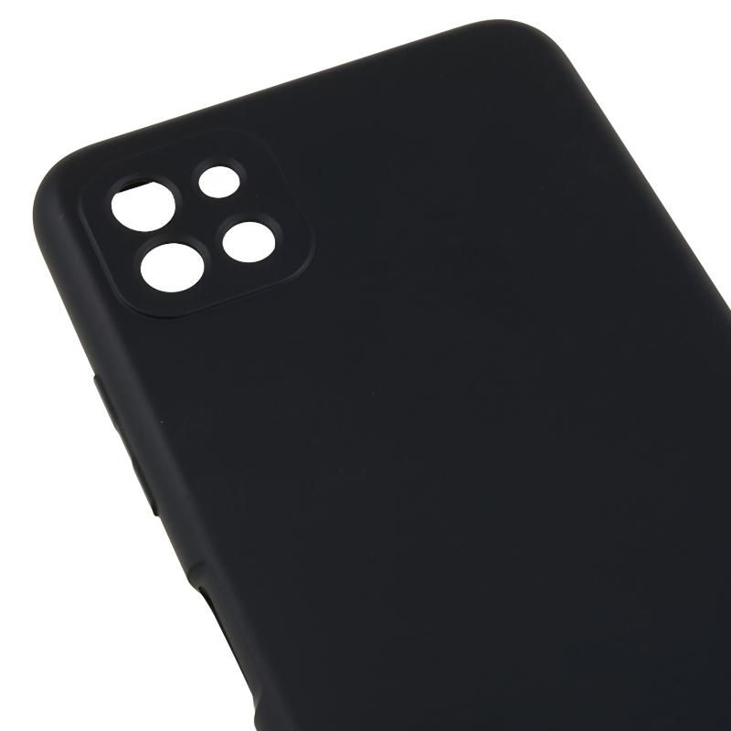 For Samsung Galaxy A22 5G (EU Version) Fiber Lining Rubberized TPU Cover Drop Resistant Phone Case
