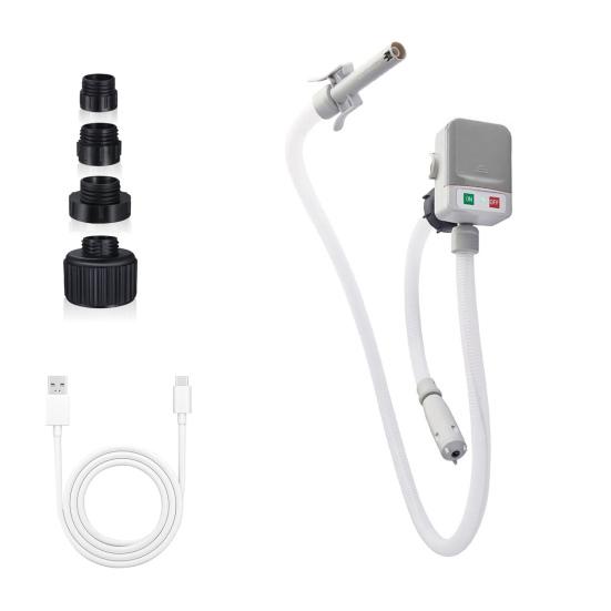 Oil Pump Set with 4 Adapters Automatic Stop Function 2.4 GPM Flow