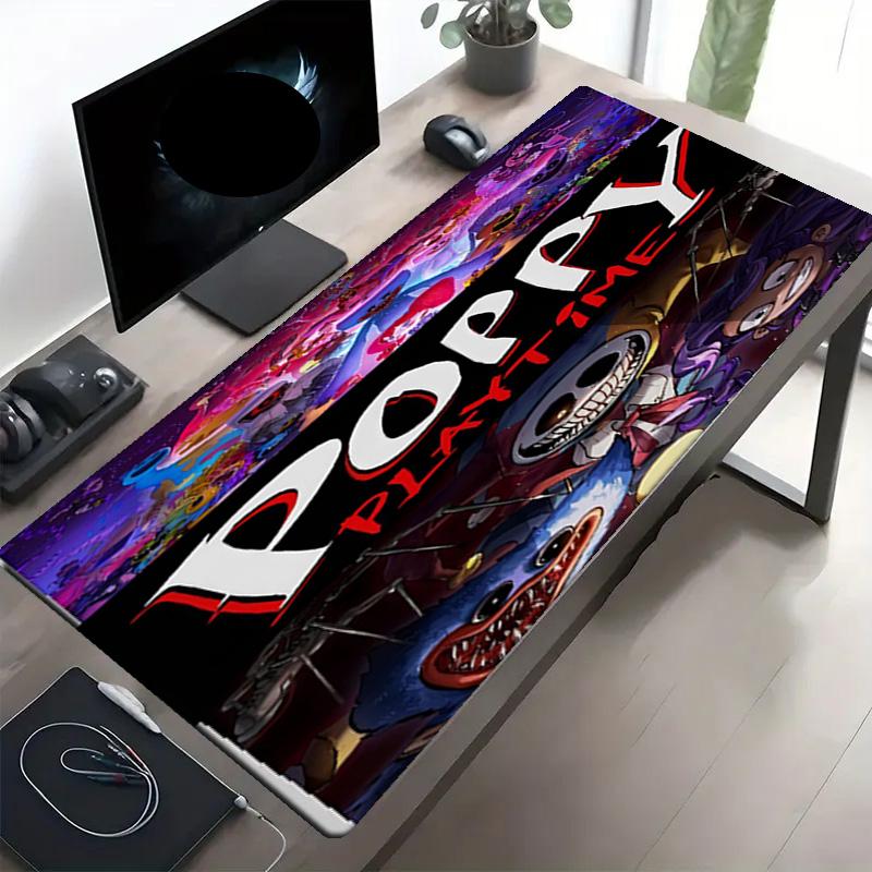 Poppy Playtime Print Mouse Pad, Anti‑Slip Desktop keyboard Mat, for PC Laptop Gaming Working Daily Use, Cool Festival Surprise Gift