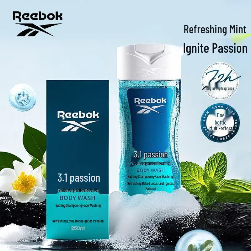 Reebok Women s Passion Rosehip Tea 3-in-1 Shower Gel