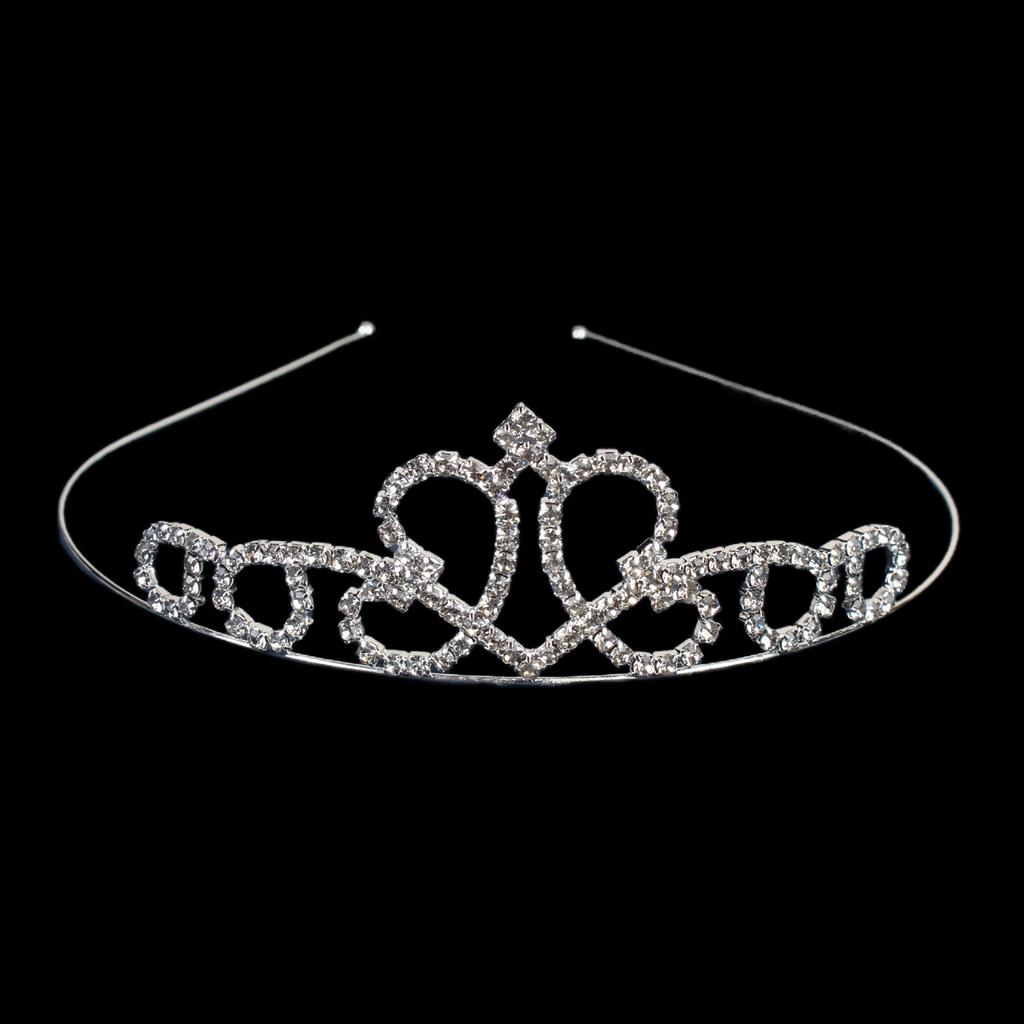 Korean Style Korean Style Children's Headband Bridal Rhinestone Tiara Crown Korean Style Wedding Dress Claw Chain Accessories