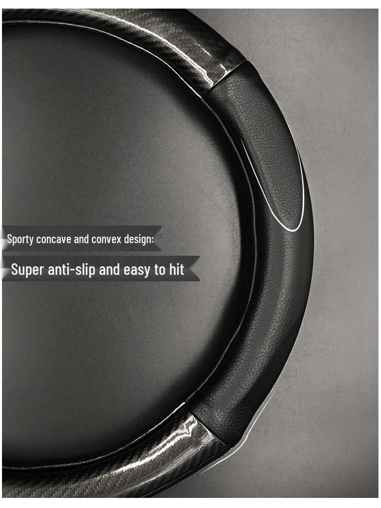 MG356 Roewe 356 D-förmiger Lenkradbezug aus echtem Leder mit Kohlefaser