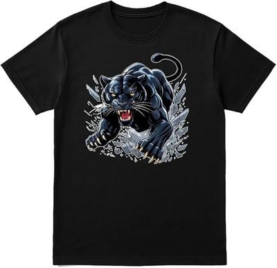 Black Panther T-Shirt Unisex | Fierce Big Cat Clawing Through Graphic Tee