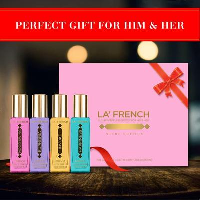 French Niche Edition Luxusparfüm-Geschenkset 4x20 ML | Extra langanhaltender Duft |