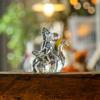 Beautiful Lucky Mouse Rat Figurine Exquisite Mini Animal Model Cartoon Clear Crystal Crafts Table Ornaments Living Room