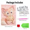 Disney 5D DIY Pearl Painting Kit, Cute Fox Holding Star Home Bedroom Wall Decor Crafts Handmade Gift