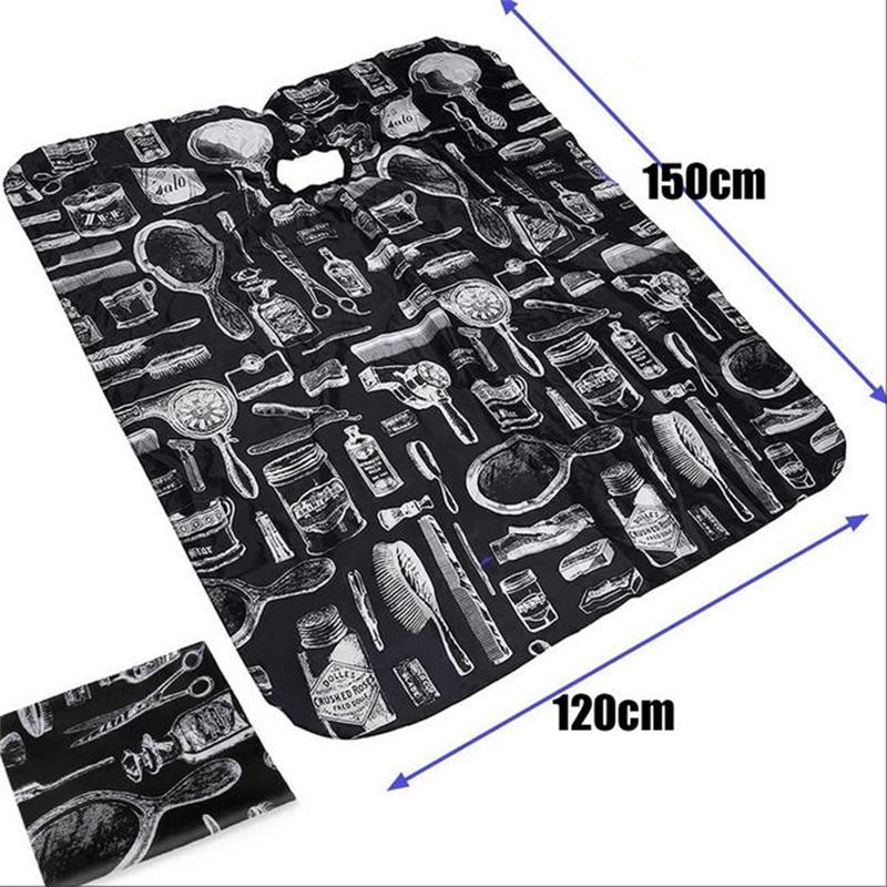 Best Selling 1PC Pattern Cutting Hair Waterproof Cloth Salon Barber Cape Hairdressing Hairdresser Apron Haircut Capes