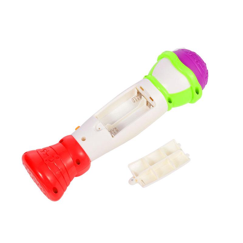hot! Portable Kids Singing Karaoke Microphone,Voice Changing And Recording with Colorful Light Musical
