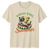 Feral Girl Summer Unisexs TShirt Raccoon Party Wildlife Gift For Her