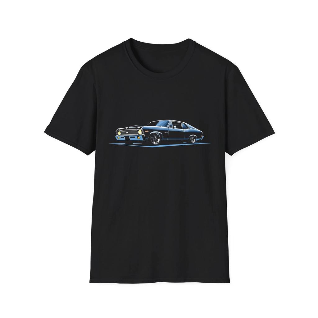 1969 Chevy Nova Shirt | Classic Muscle Car Graphic Tee Drag Racing Hot Rod Style
