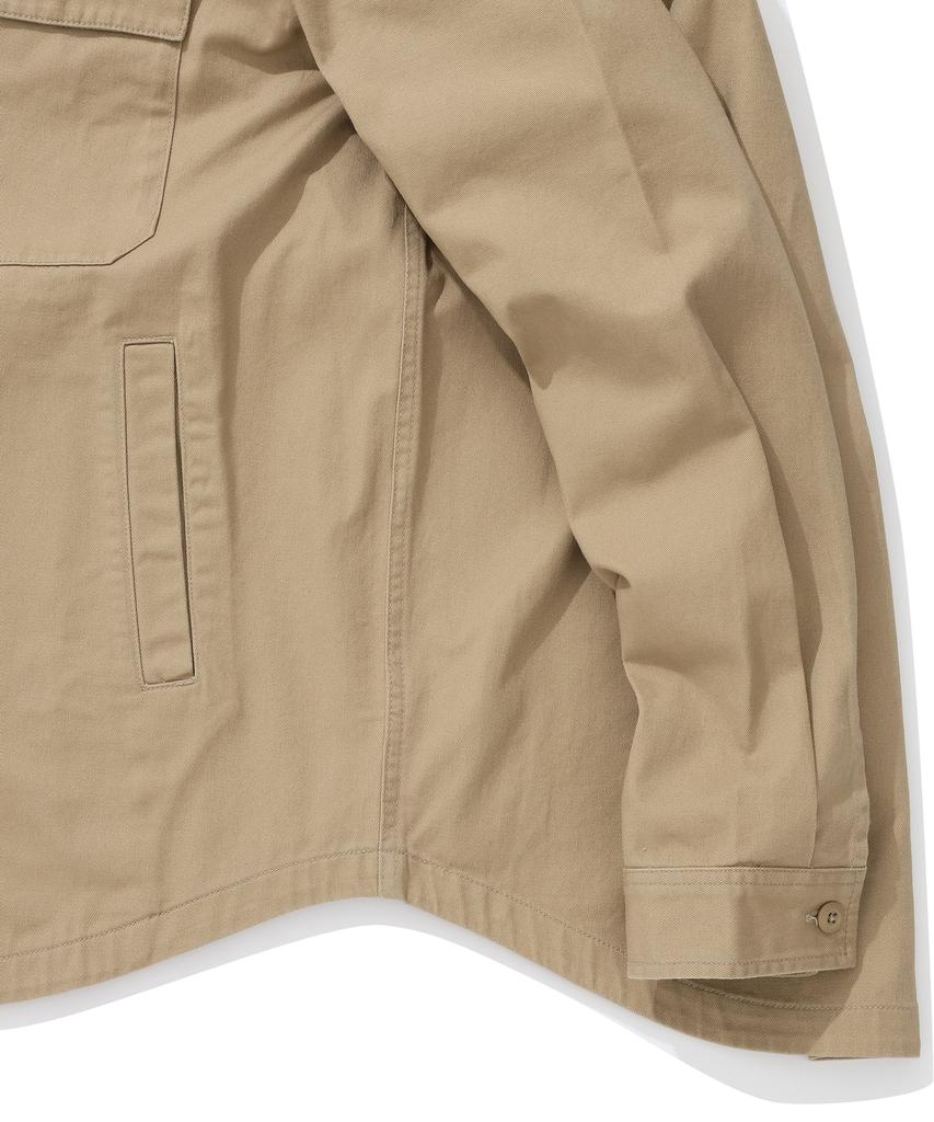 COLUMBIA UNIVERSITY Sl-Label Two Pocket Cotton Shirts Heritage Beige