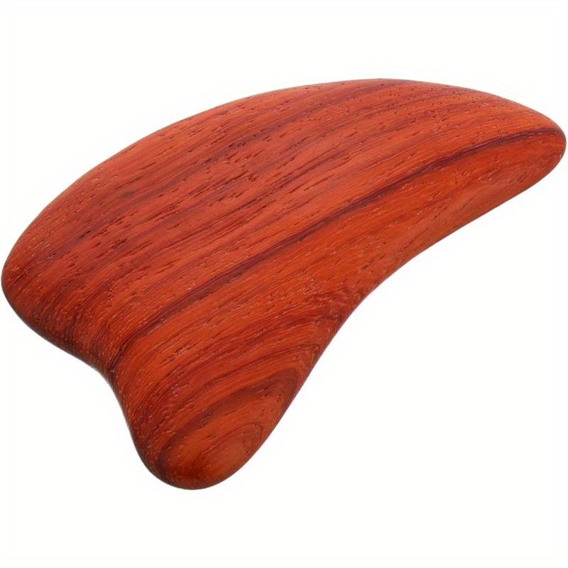 1pc Heart-shaped Scraping Board Gua Sha Massage Board for Face Neck Body Wooden Facial Tools