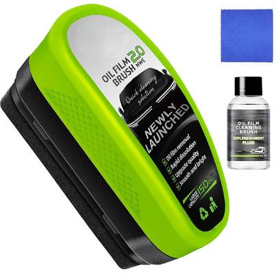 Oil-Free Car Glass Brushes, Upgrade 2.0 Clear Vision Glass Cleaner, Oil Film Cleaning Brush For Automotive Windows, Clearvision Cars Windshield
