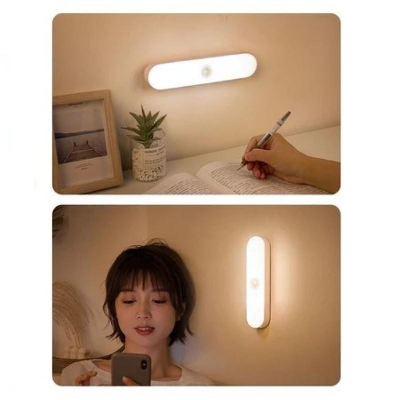 USB Rechargeable Magnetic Small Night Lights Mini Portable Bedside Lamp LED 3 Modes Eye Protection Small Night Light Lamp For Aisle Bedroom Light