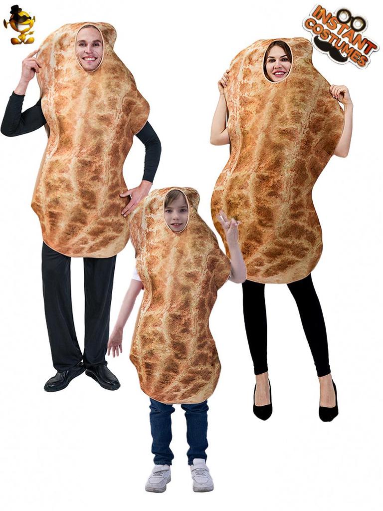 Funny Peanut Halloween Cosplay Costume for Stage and Role-playing