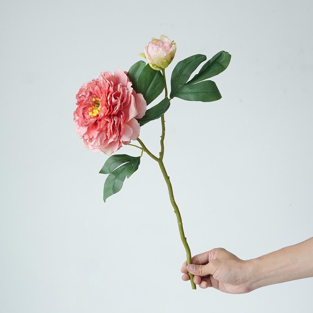 49CM Peony Artificial Flowers Big Peonies Fake Flowers Simulation  For Wedding Home Decoration