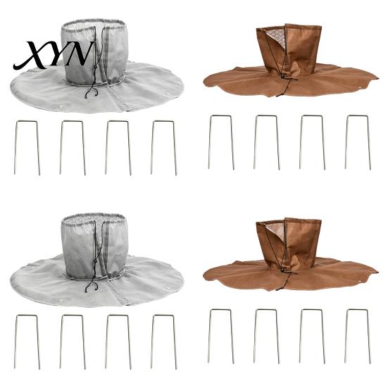 Thermal Insulation for Park Trees Palm Tree Protector, Winter Frost Cover with Drawstring And Ground Stakes, Plant Rootlet Warmer Wrap Outdoor