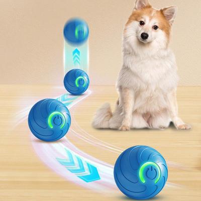 1 Stück Intelligenter Hundespielzeugball Elektronisches Interaktives Haustierspielzeug Beweglicher Ball USB Automatisches Bewegen Hüpfend Für Welpen Kätzchen Geburtstagsgeschenk