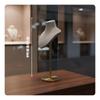 Metal Velvet Necklace Display Stand Adjustable Jewelry Holder Bust for Showcase