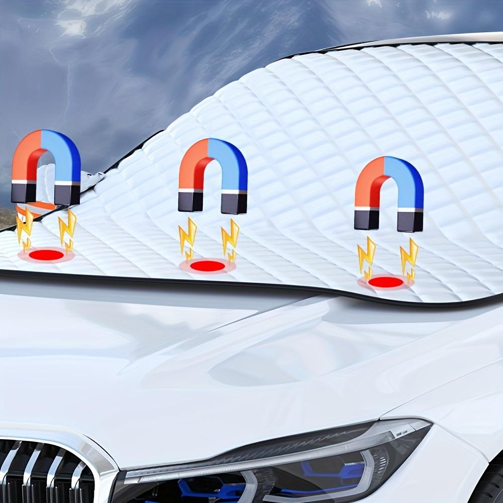 Car Windshield Snow Cover Automobile Anti Freeze Windshield Covers Magnetic Front Window Sun Shade Thickened Protector