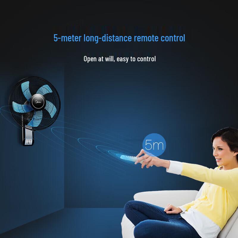 Midea 16-inch Wall-Mounted Industrial Fan