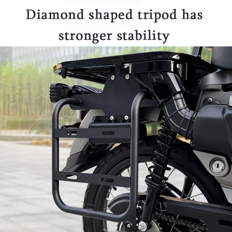 Suitable for Honda CT125 Saddle Bracket Universal Durable Aluminum Accessory Motorcycle Side Bag Bracket Mounting Bracket