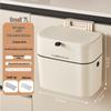 Pin Huan Wall-Mounted Kitchen Trash Can with Lid
