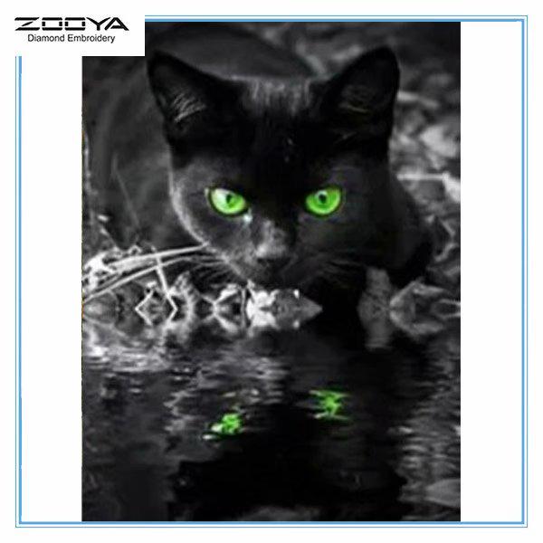 

ZOOYA DIY 3D Алмазная вышивка крестиком домашний декор кошка
