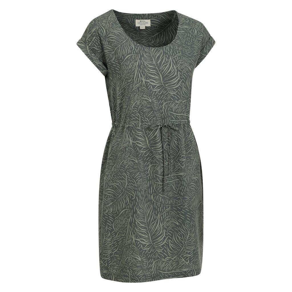Mountain Warehouse Womens/Ladies Mykonos Tropical Leaves Midi Dress