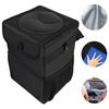 Portable Car Waterproof Trash Bin Center Console Seat Back Installation Garbage Bin Organizer Storage Auto Interior Accessories