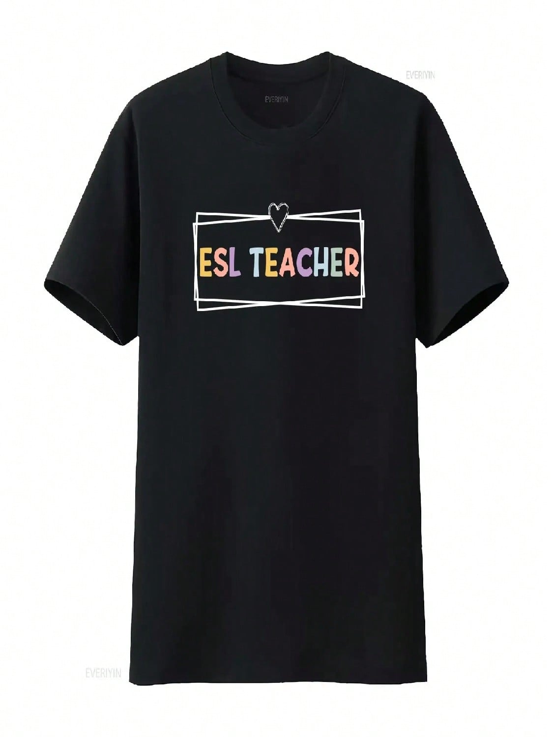 Multilingual Teacher T Shirt English ESOL Back To School ESL For Teachers Grammar Vintage Washed Stretched S разноцветный