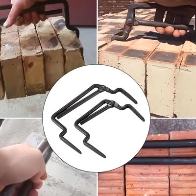 1KS nastaviteľné kliešte na tehly viacúčelové kliešte na tehly pomôcka na zdvíhanie tehál stavebný upínací nástroj multifunkčný