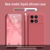 Xiaomi POCOX6 Pro Silicone Case: Solid Color, Rubik's Cube Design, Full Coverage, Anti-drop, Soft Straight Edge.