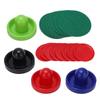 Mehrfarbiges Hockey-Zubehörset Pucks Schieber Ersatz Tische Spielschieber Pucks Set