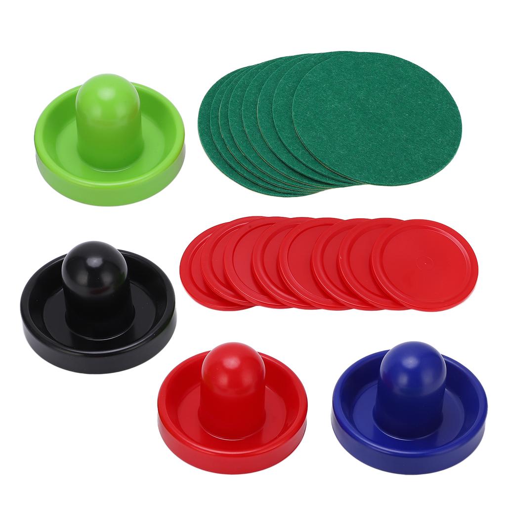 Mehrfarbiges Hockey-Zubehörset Pucks Schieber Ersatz Tische Spielschieber Pucks Set