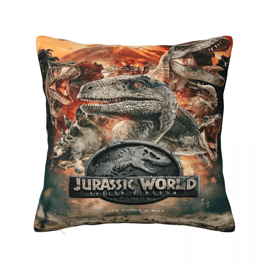 Jurassic Park World Printed Pillowcases Cushion Cover Throw Pillow Cover Y2K Seater Decoration Zippered Multi Size