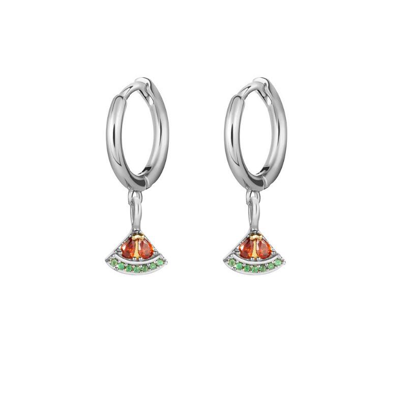 Tropical Fruit Mini Hoop & Stud Earrings - Creative European & American Ear Jewelry