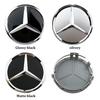 CJXO1 4pcs 75mm car wheel hub center cover replacement cover modification parts suitable for Mercedes Benz C200 C260 E260 E300L W210