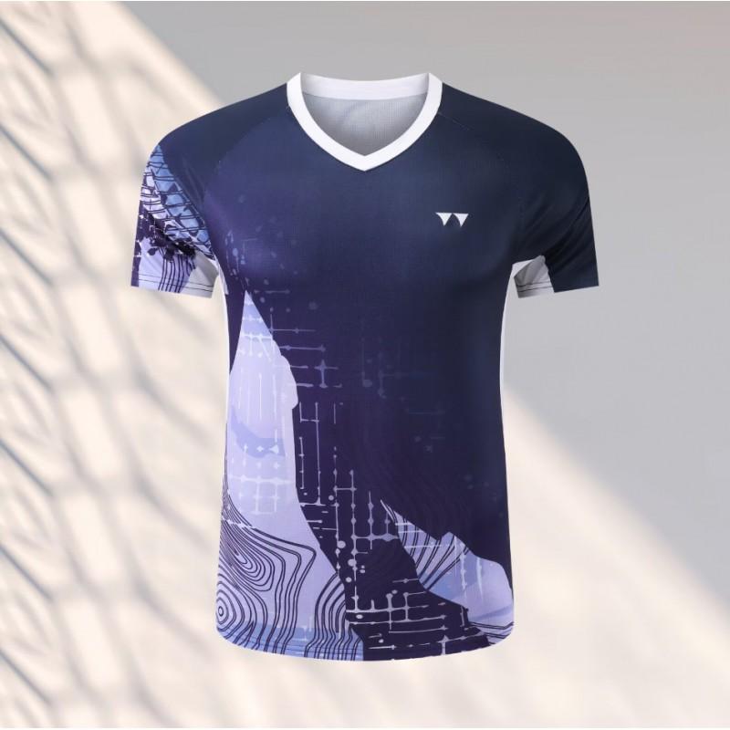 Quick-Dry Badminton Shirt Men Women Lightweight Sport T-Shirt Breathable Athletic Top Training